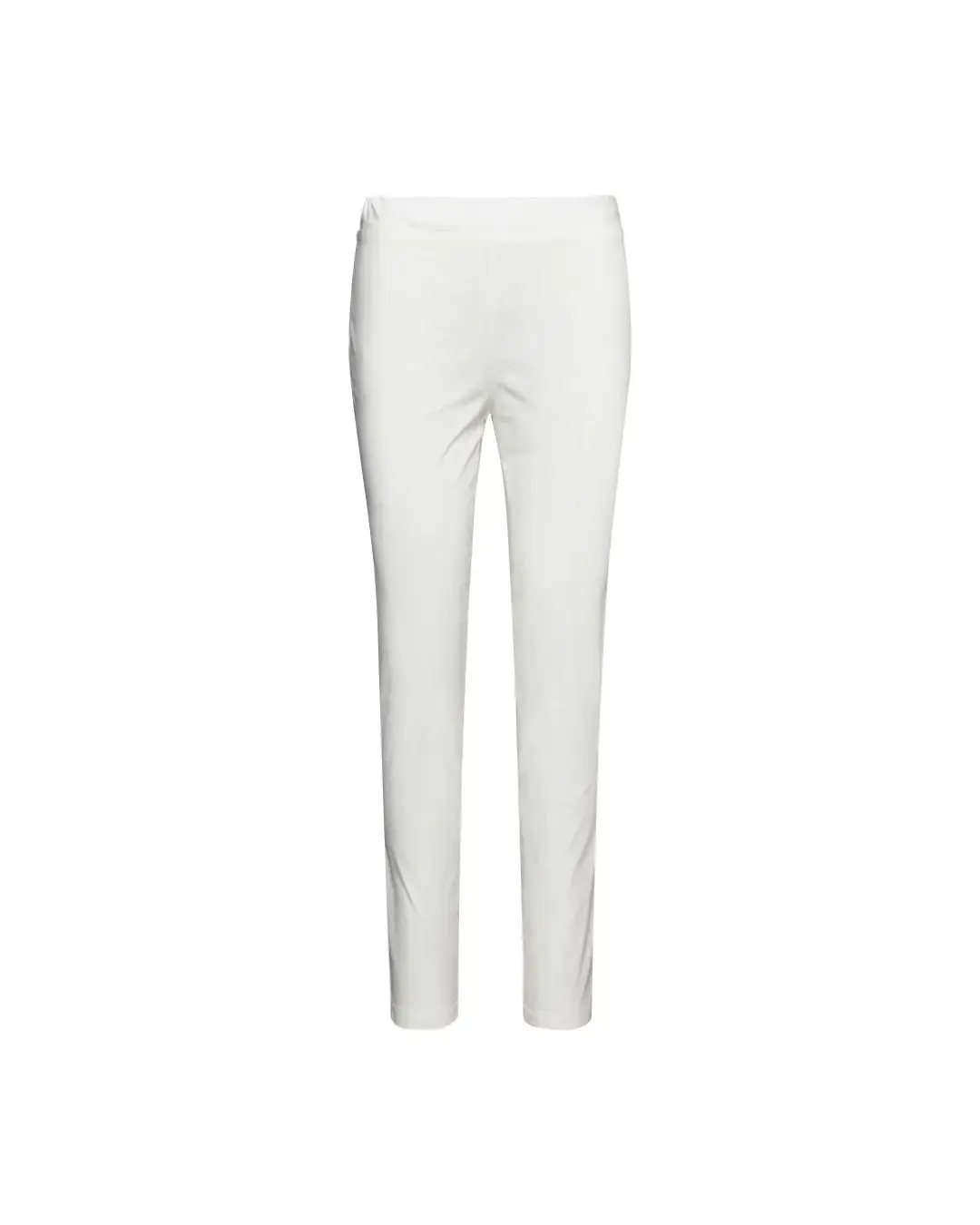 Pantalone skinny in tessuto stretch BIANCO