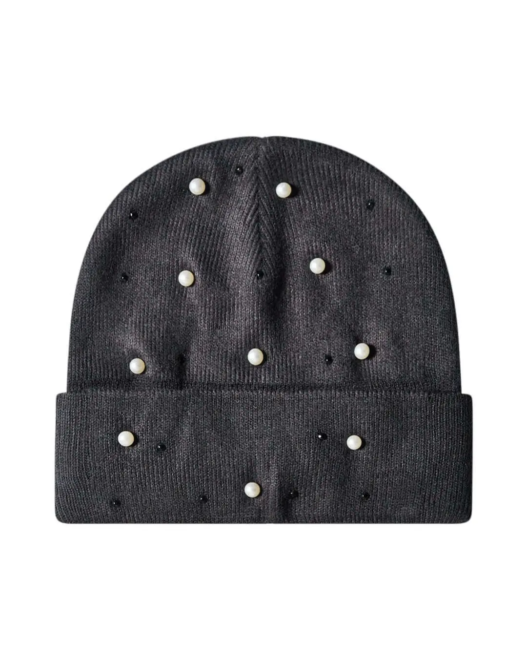 Cappello con perle GREY