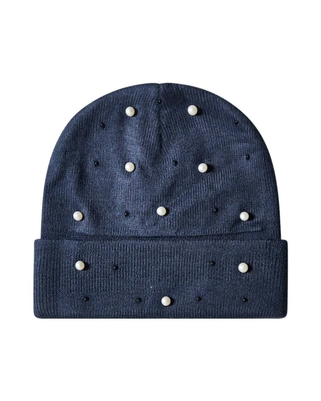 Cappello con perle BLU-NAVY
