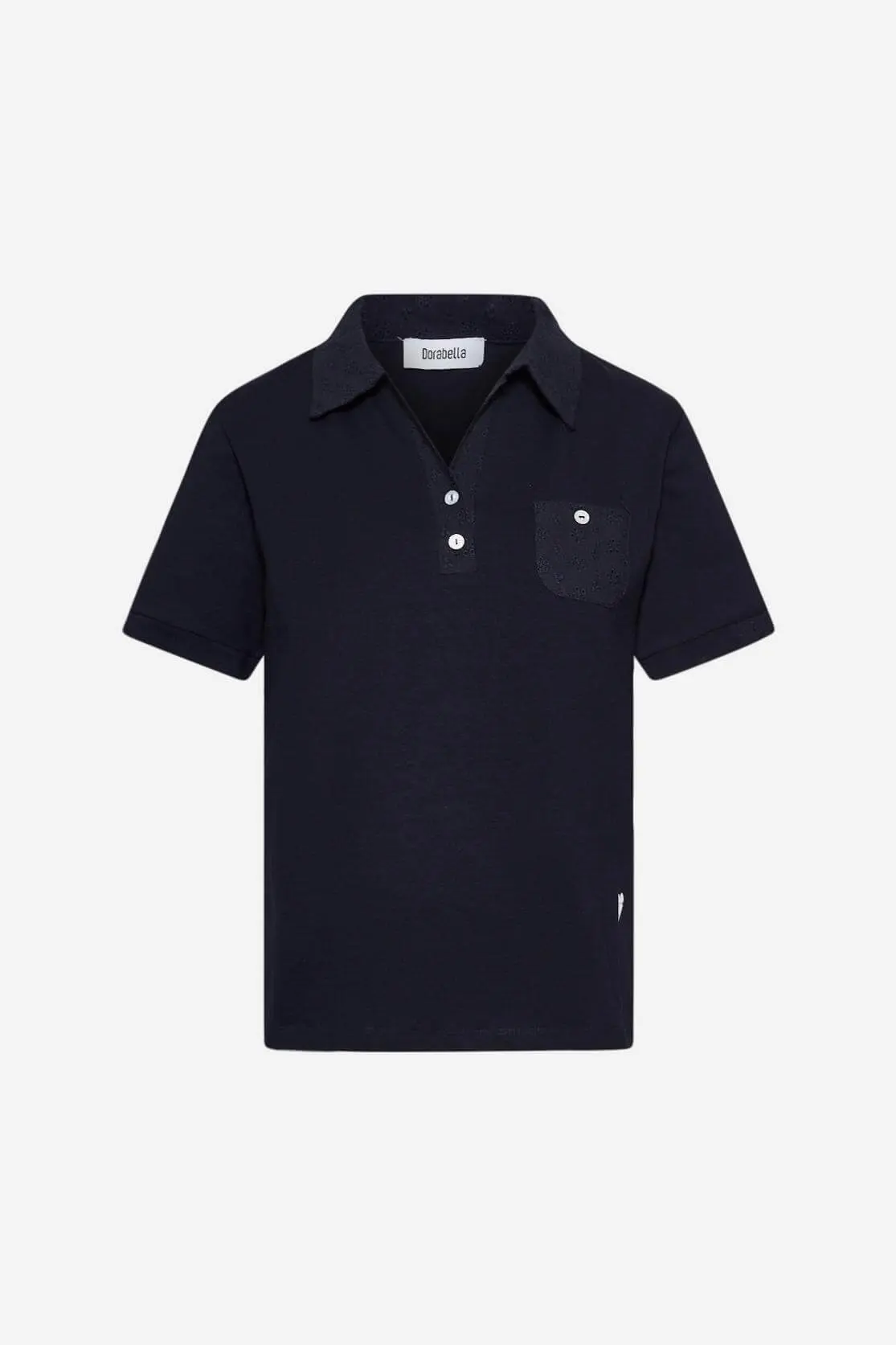 Polo bottoncini BLACK - Image 2