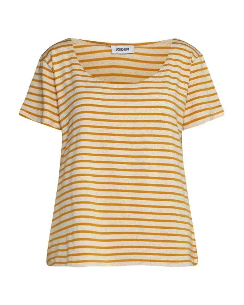 Maglia in fantasia righe SENAPE