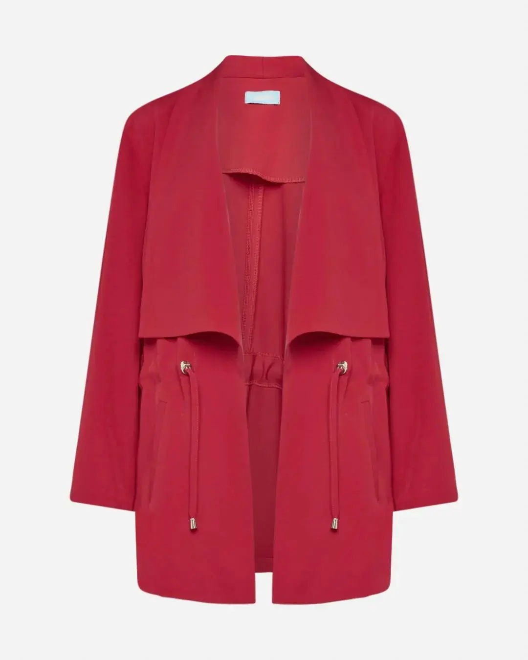 Spolverino collo revers ROSSO