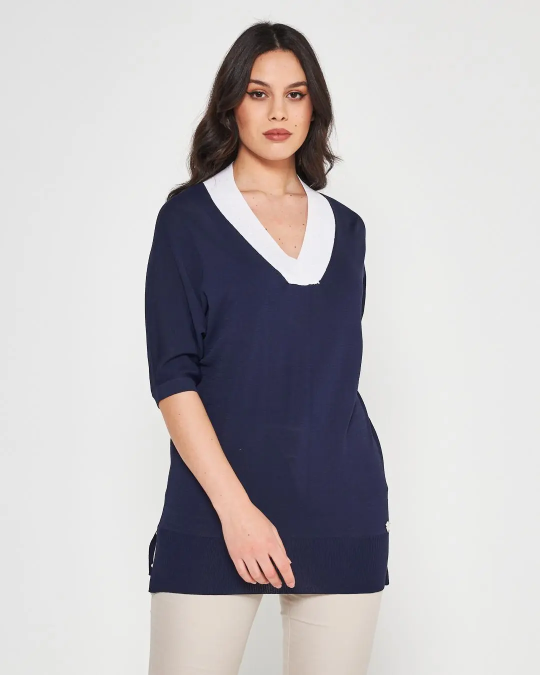 Maglia V BLUE NAVY - Image 2
