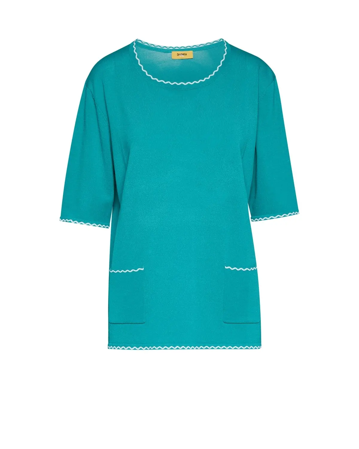 Maglia a mezze maniche con tasche SMERALDO