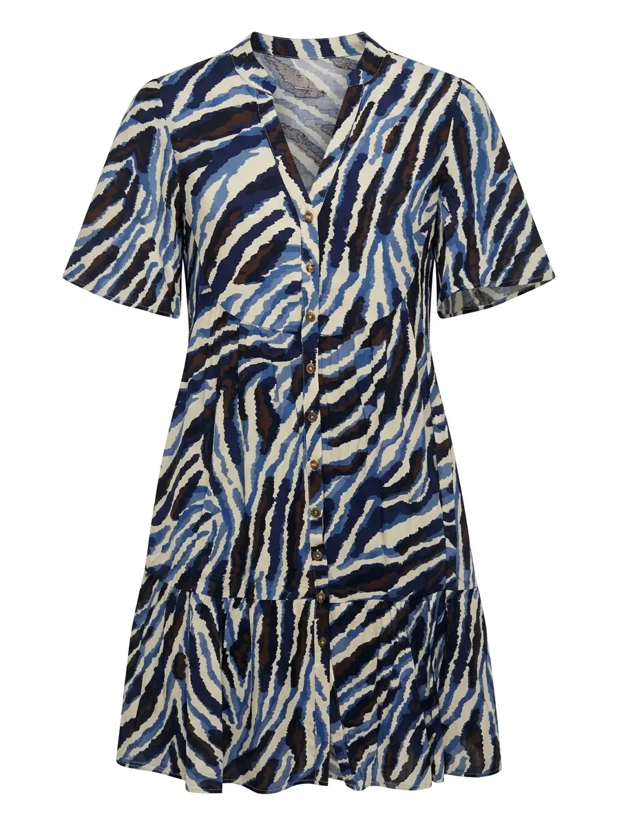 Abito Chemisier Zebra-Glam
