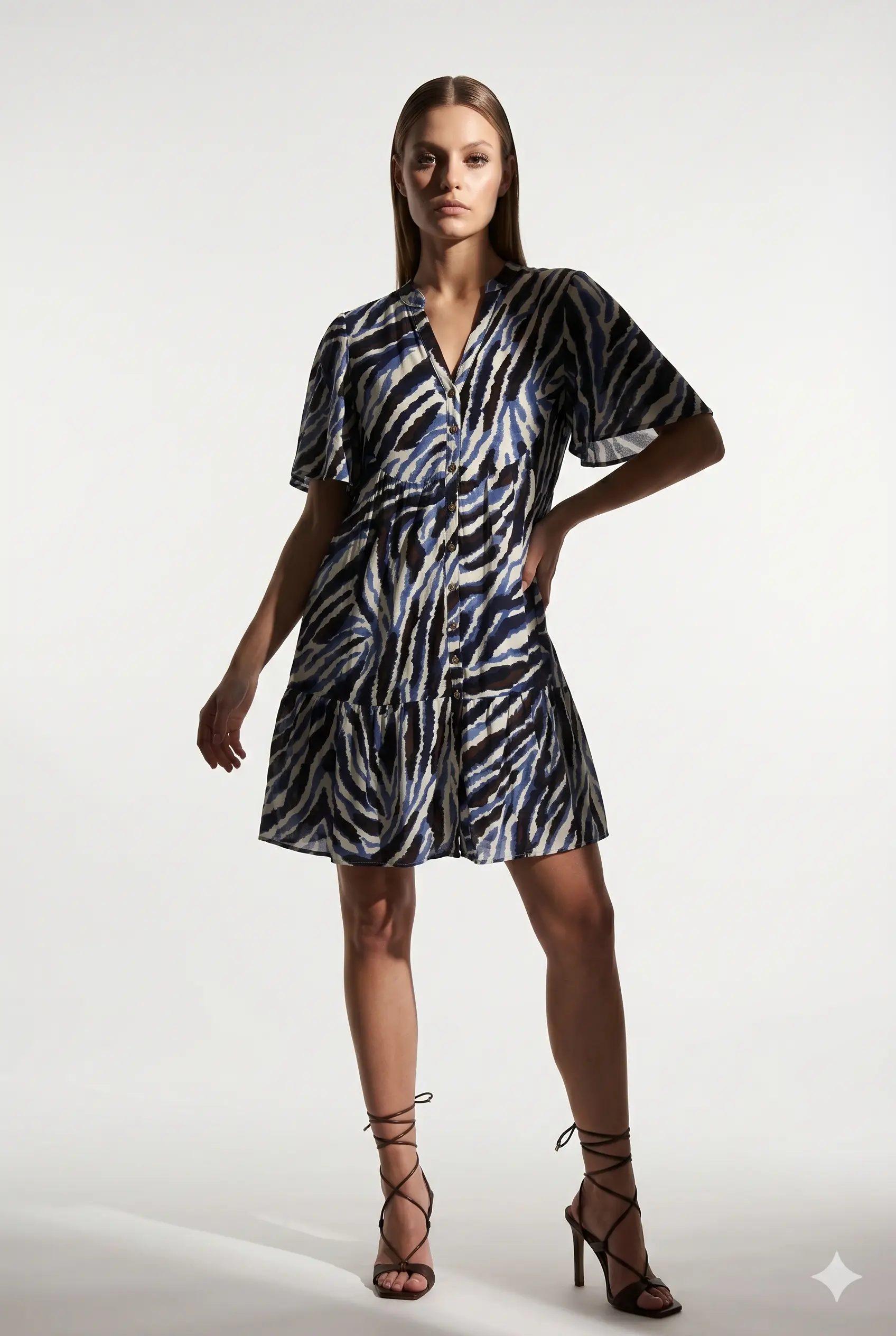 Abito Chemisier Zebra-Glam - Image 2