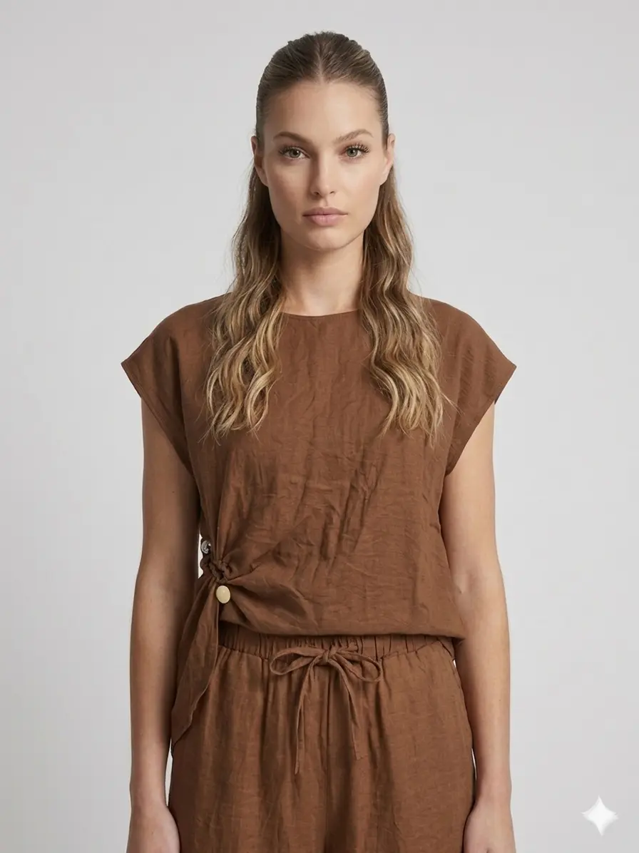 Blusa con dettaglio - Image 3