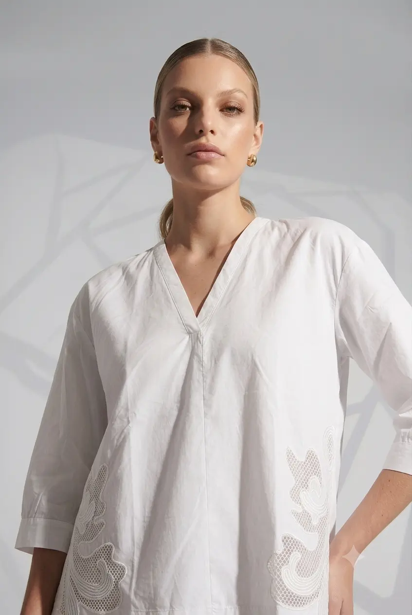 Blusa con ricamo - Image 5