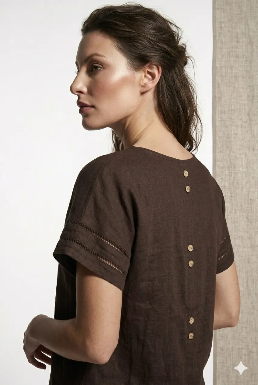 Blusa dettaglio bottoni - Image 6