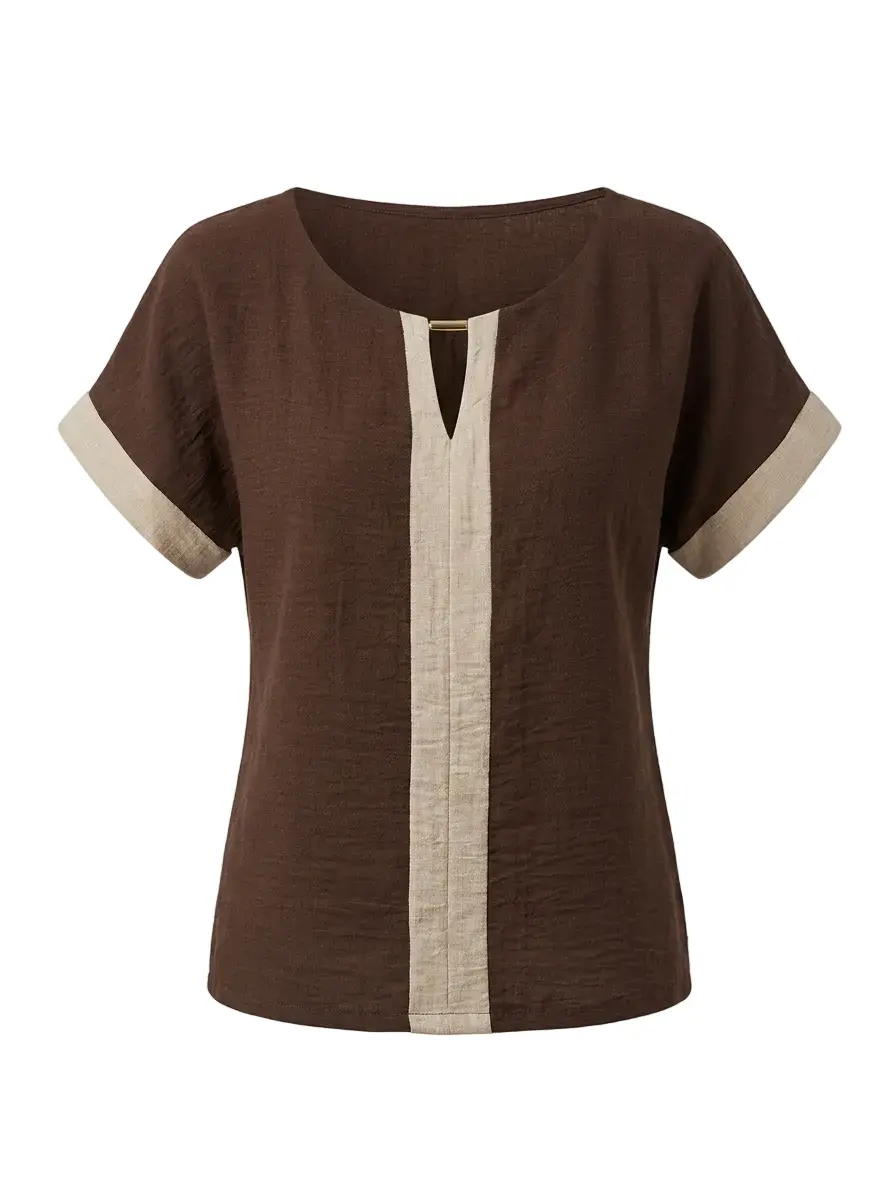 Blusa Kimono Bicolor