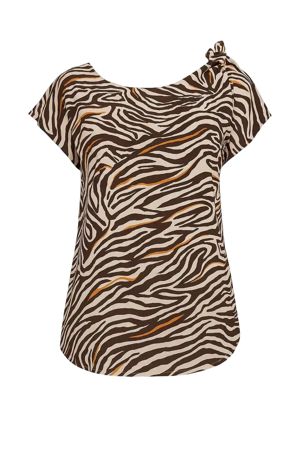 Blusa stampata con fiocco FANTASIA