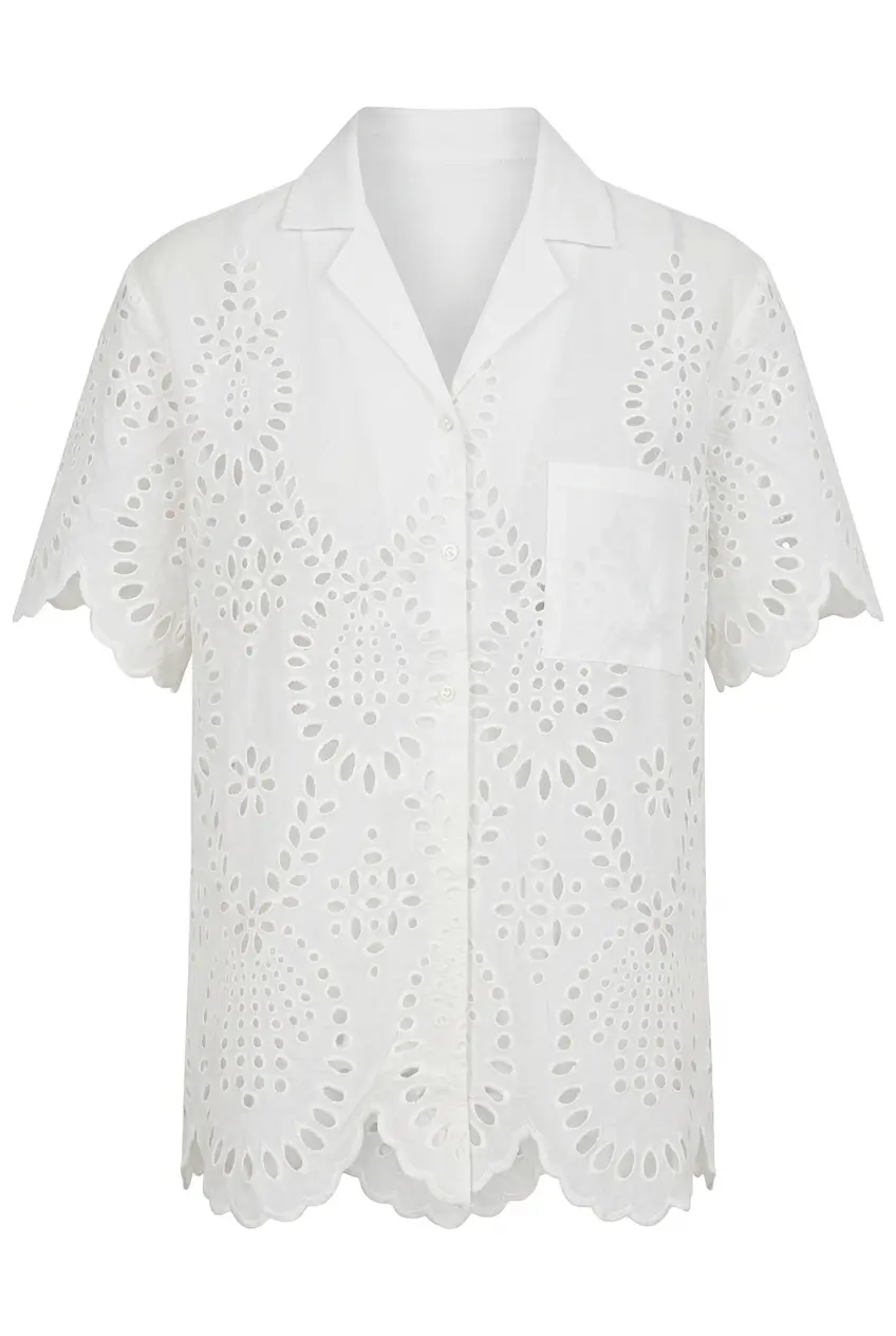 Camicia in Pizzo Sangallo
