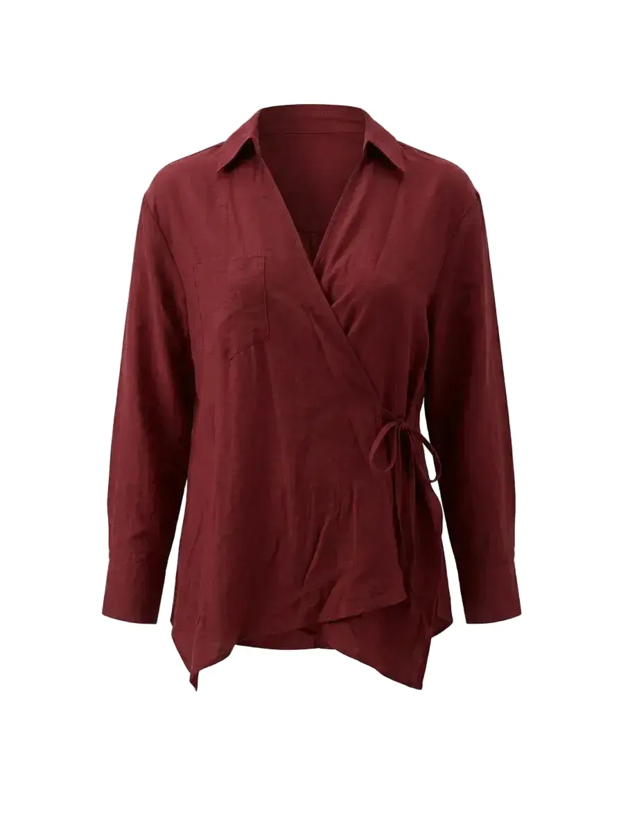 Camicia Incrocio Laterale