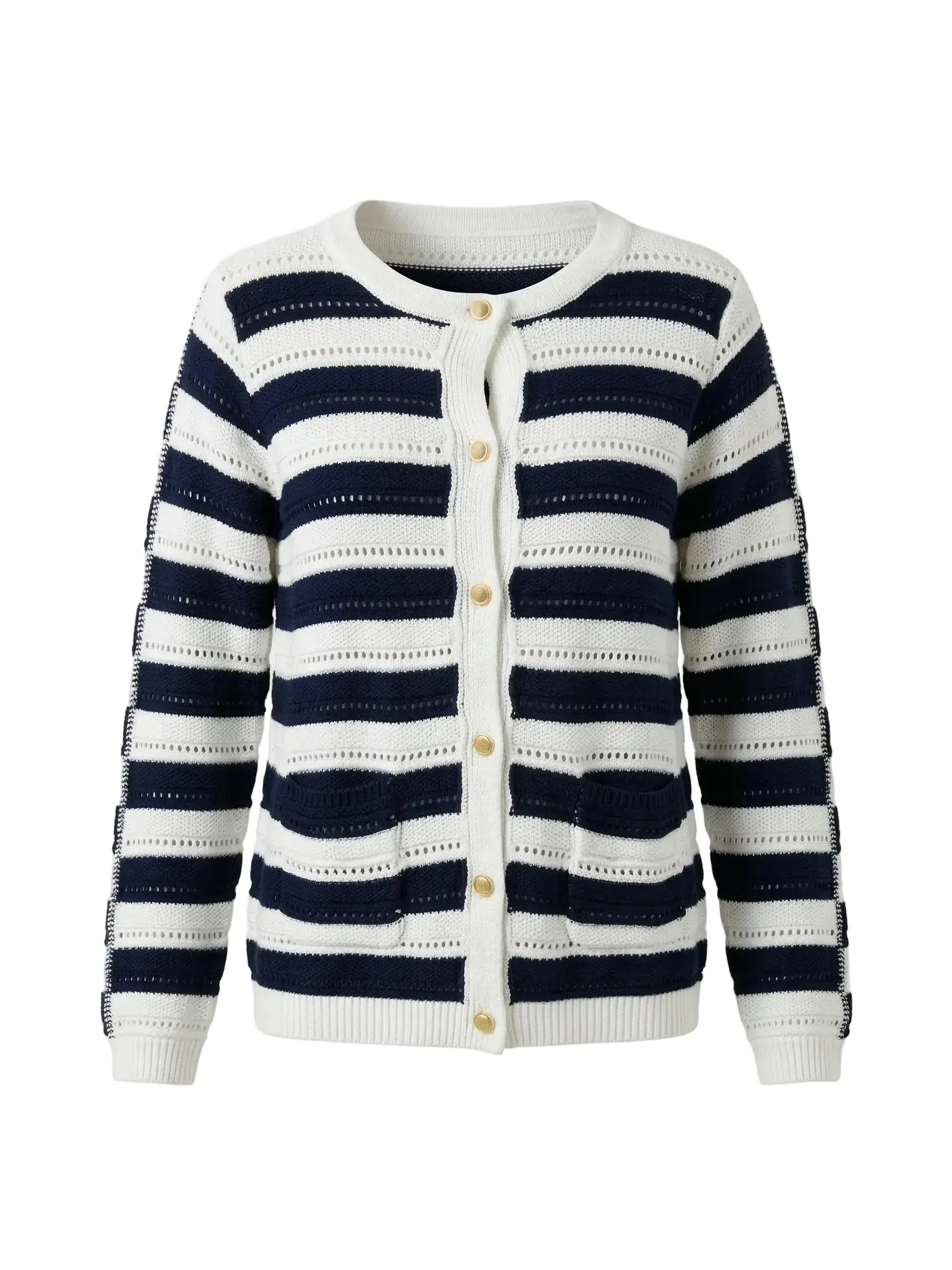 Cardigan a righe