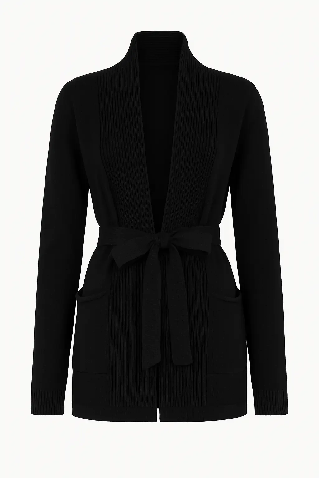 Cardigan con cintura - Image 7