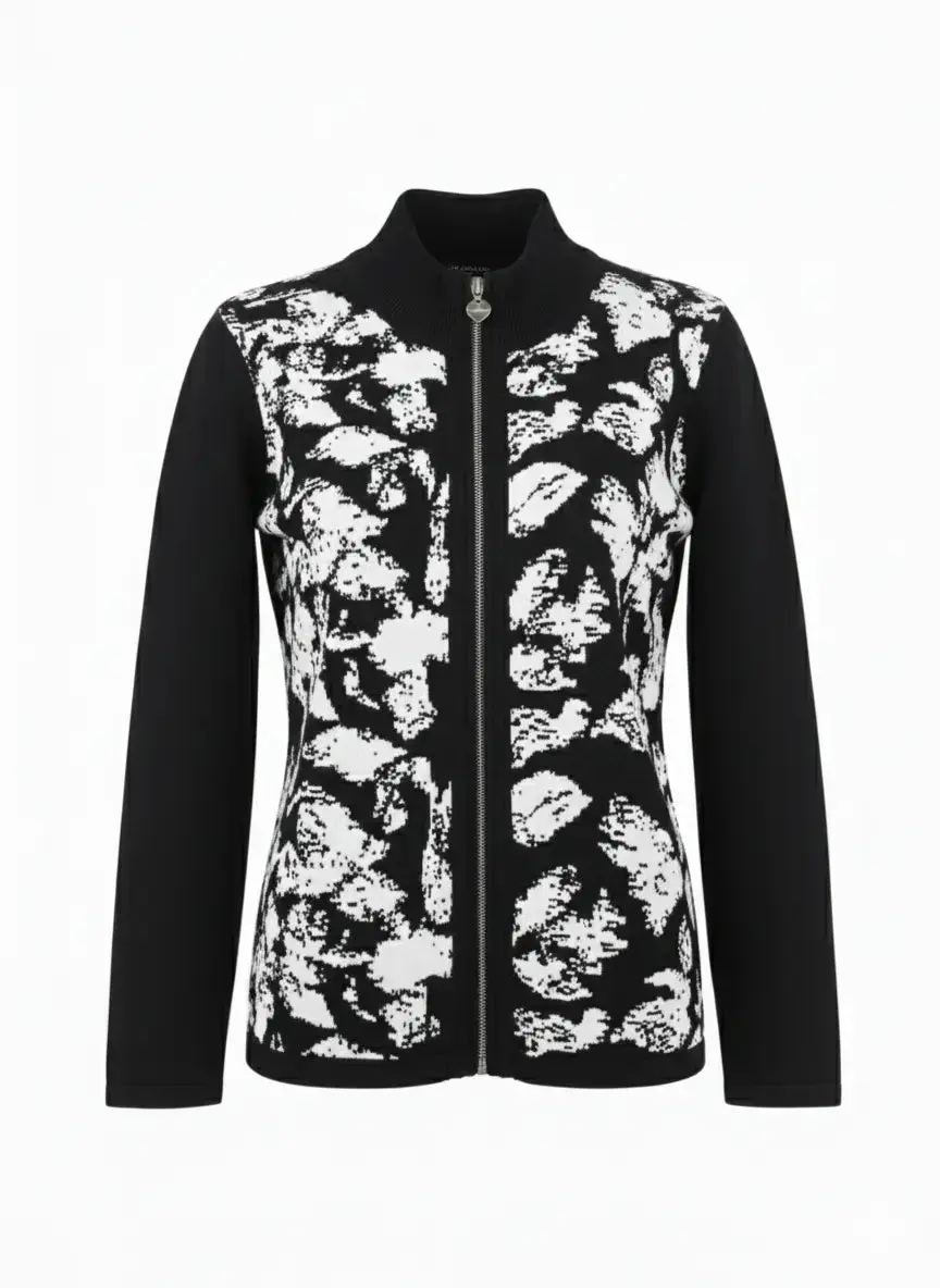 Cardigan con zip