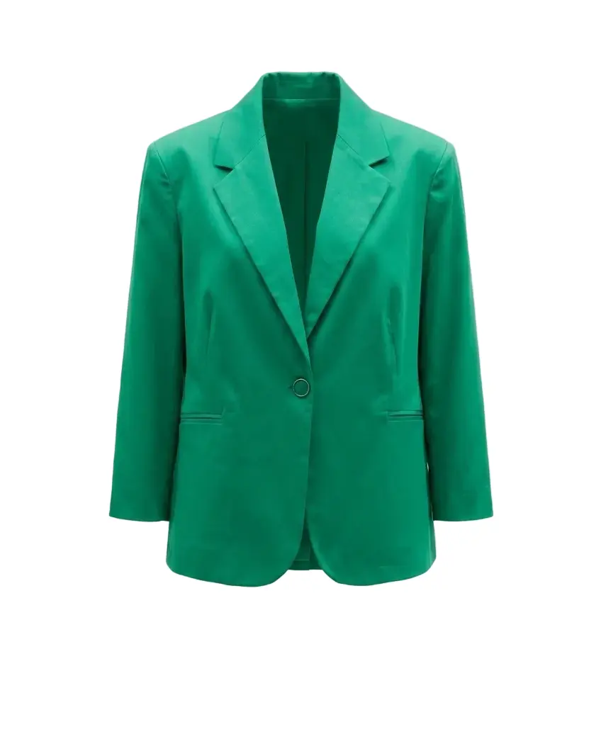 Giacca monopetto slim fit a maniche a tre quarti