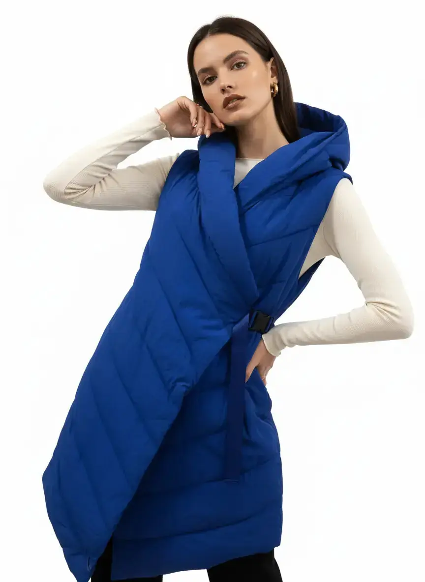 Gilet imbottito con cappuccio - Image 5