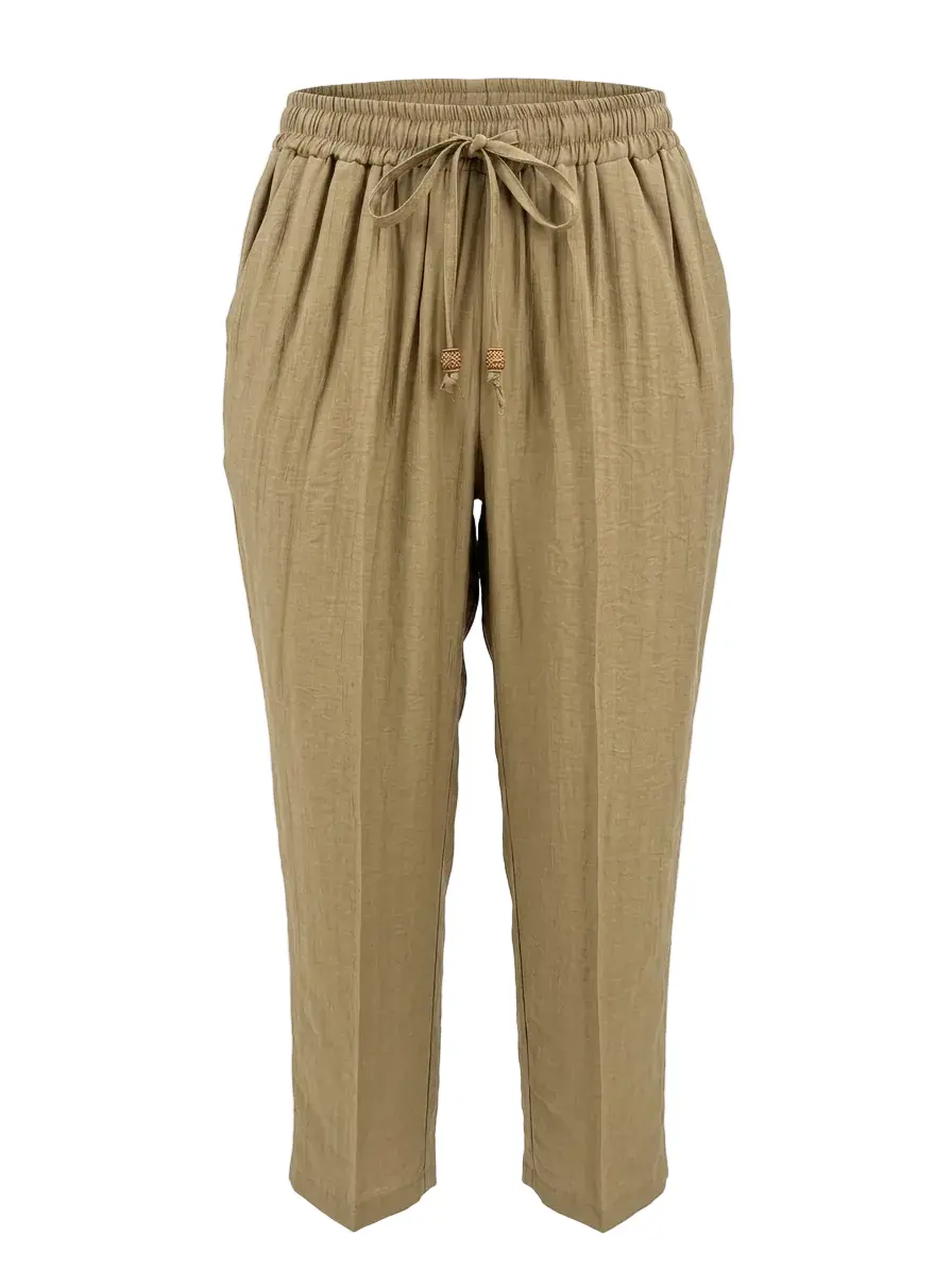 Pantalone con bustino elastico
