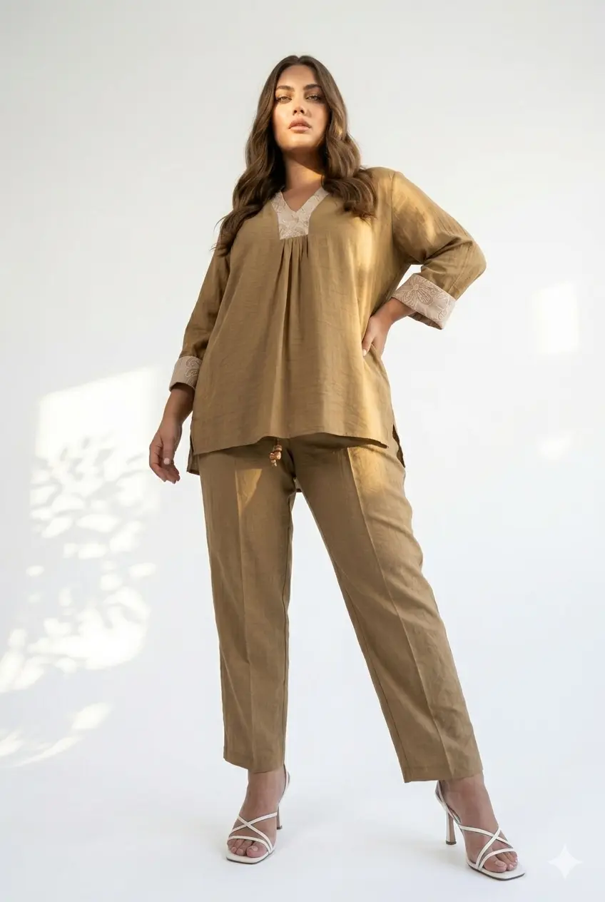 Pantalone con bustino elastico - Image 3