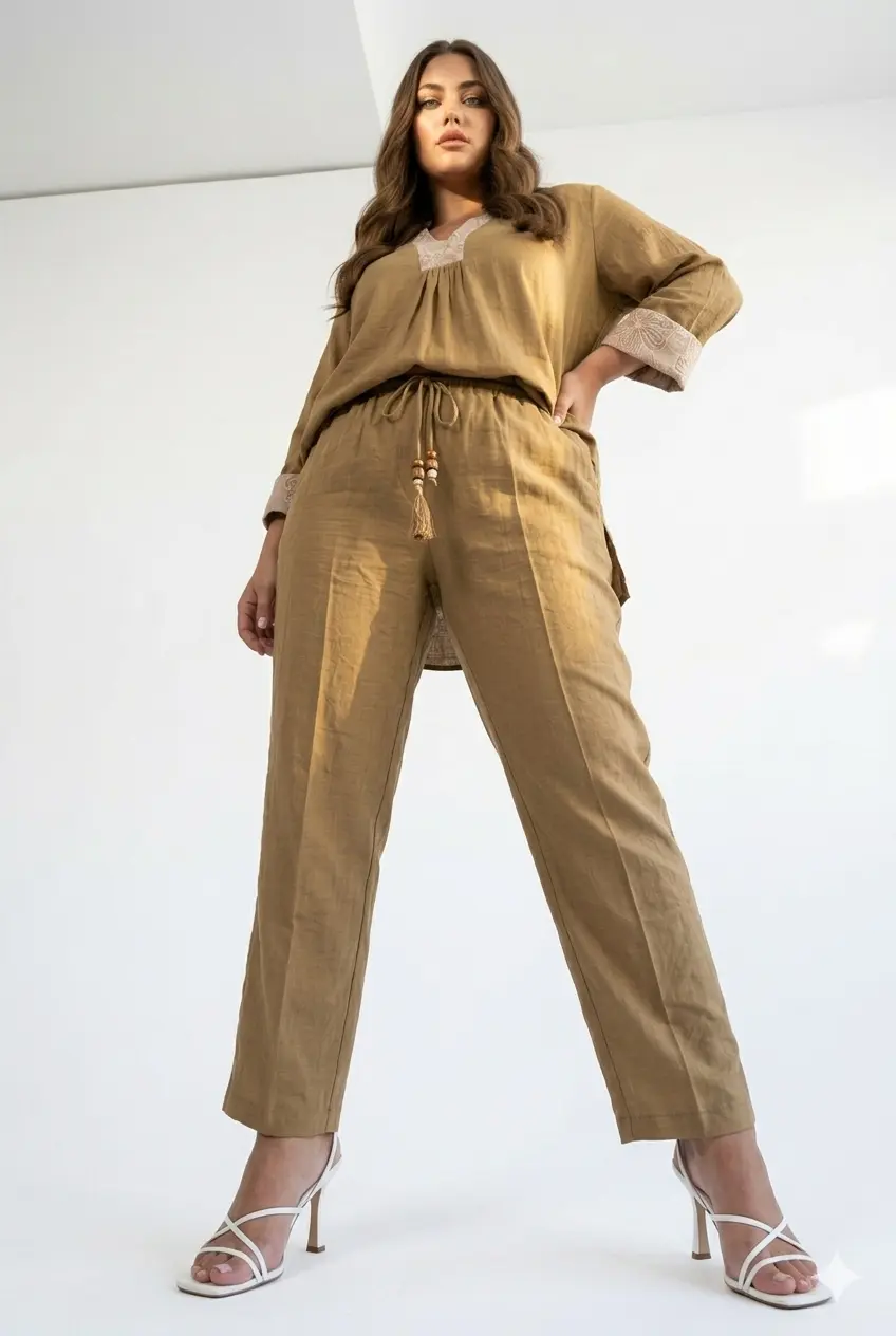 Pantalone con bustino elastico - Image 6