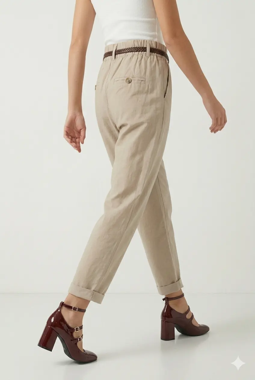 Pantalone Con Cintura - Image 3
