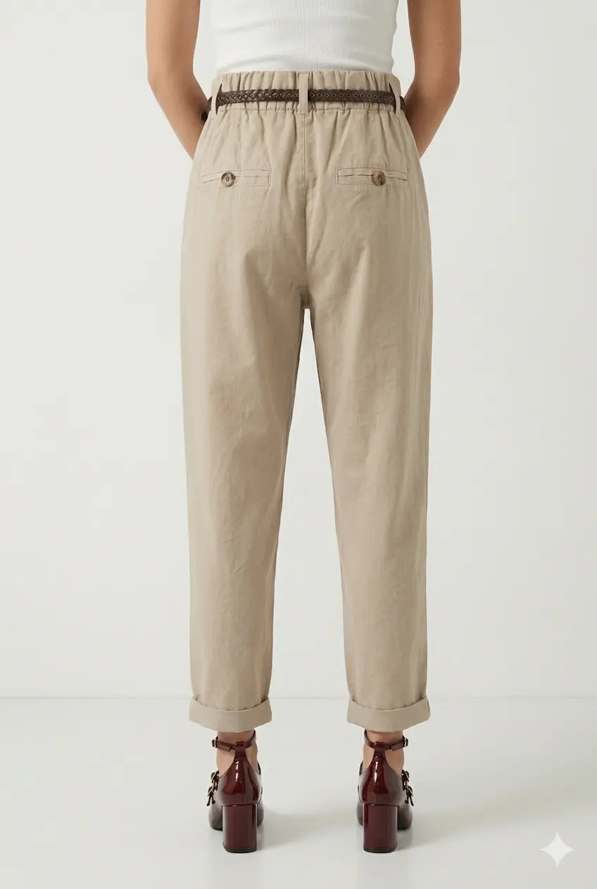 Pantalone Con Cintura - Image 6