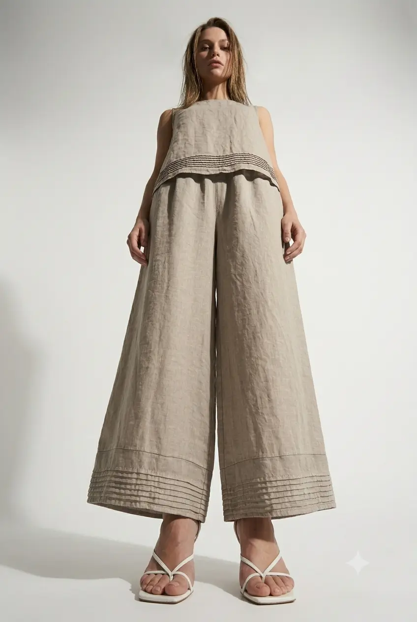 Pantalone Essential 100% Lino - Image 6
