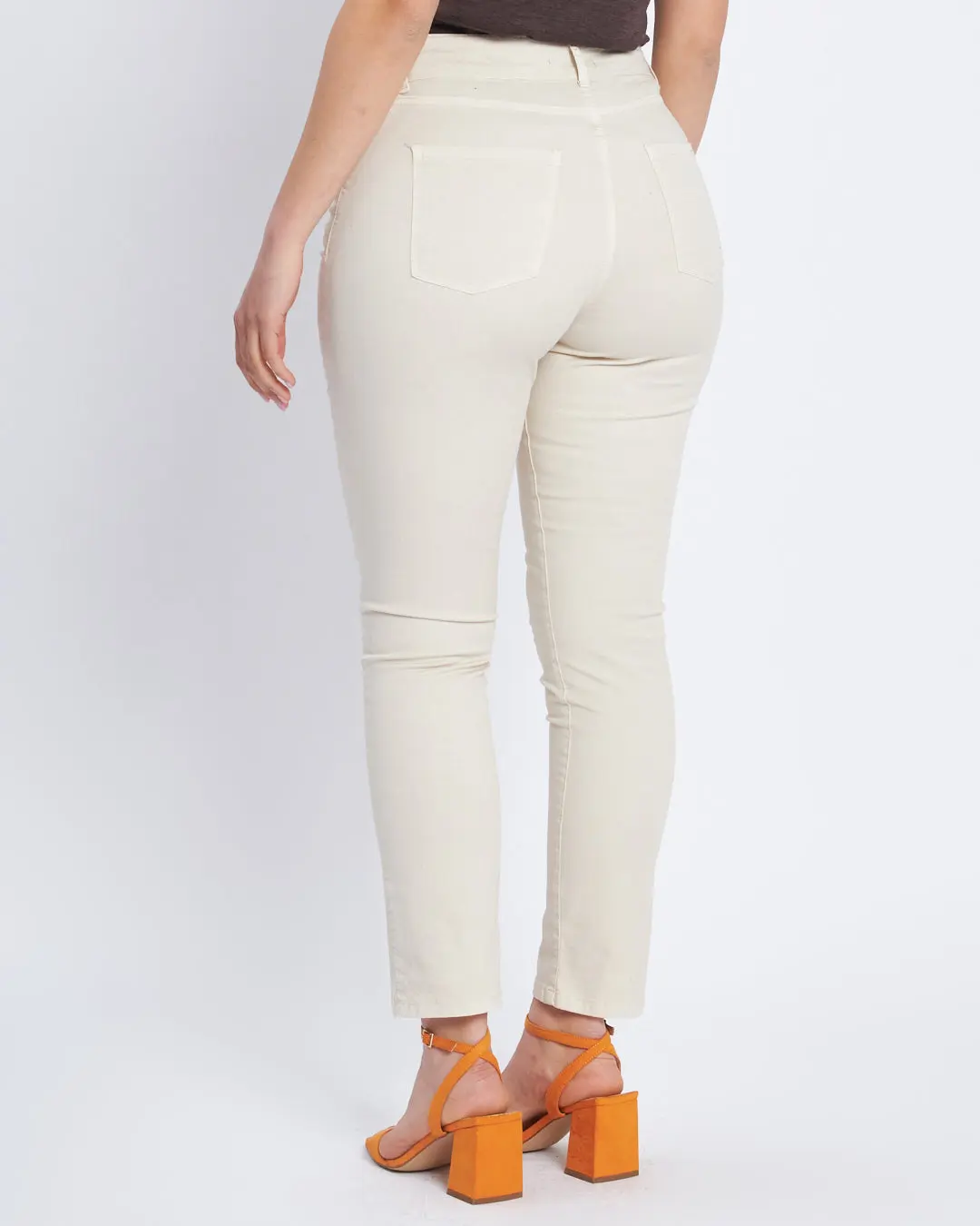 Pantalone fit slim  5 tasche  in cotone stretch - Image 3