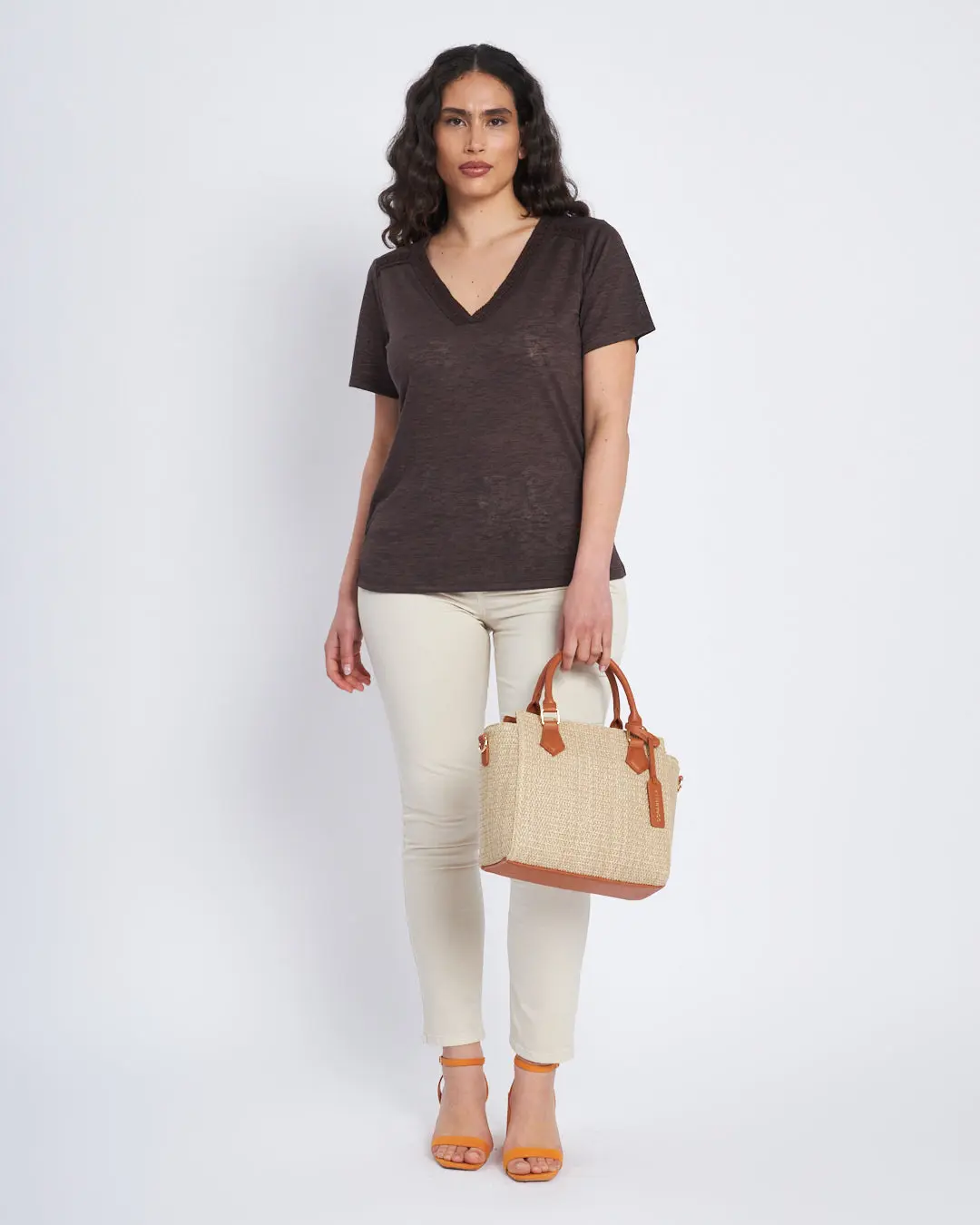 Pantalone fit slim  5 tasche  in cotone stretch - Image 4