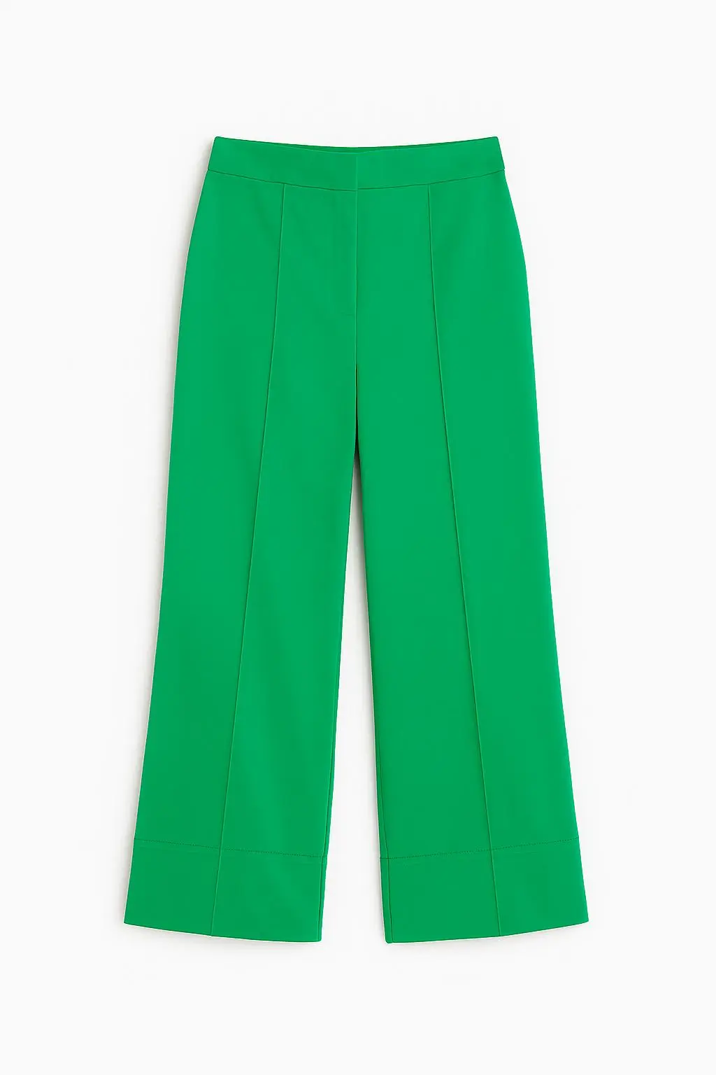 Pantalone in cotone con risvolto sul fondo - Image 2