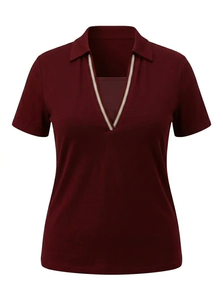 Polo con dettaglio scollo - Image 4