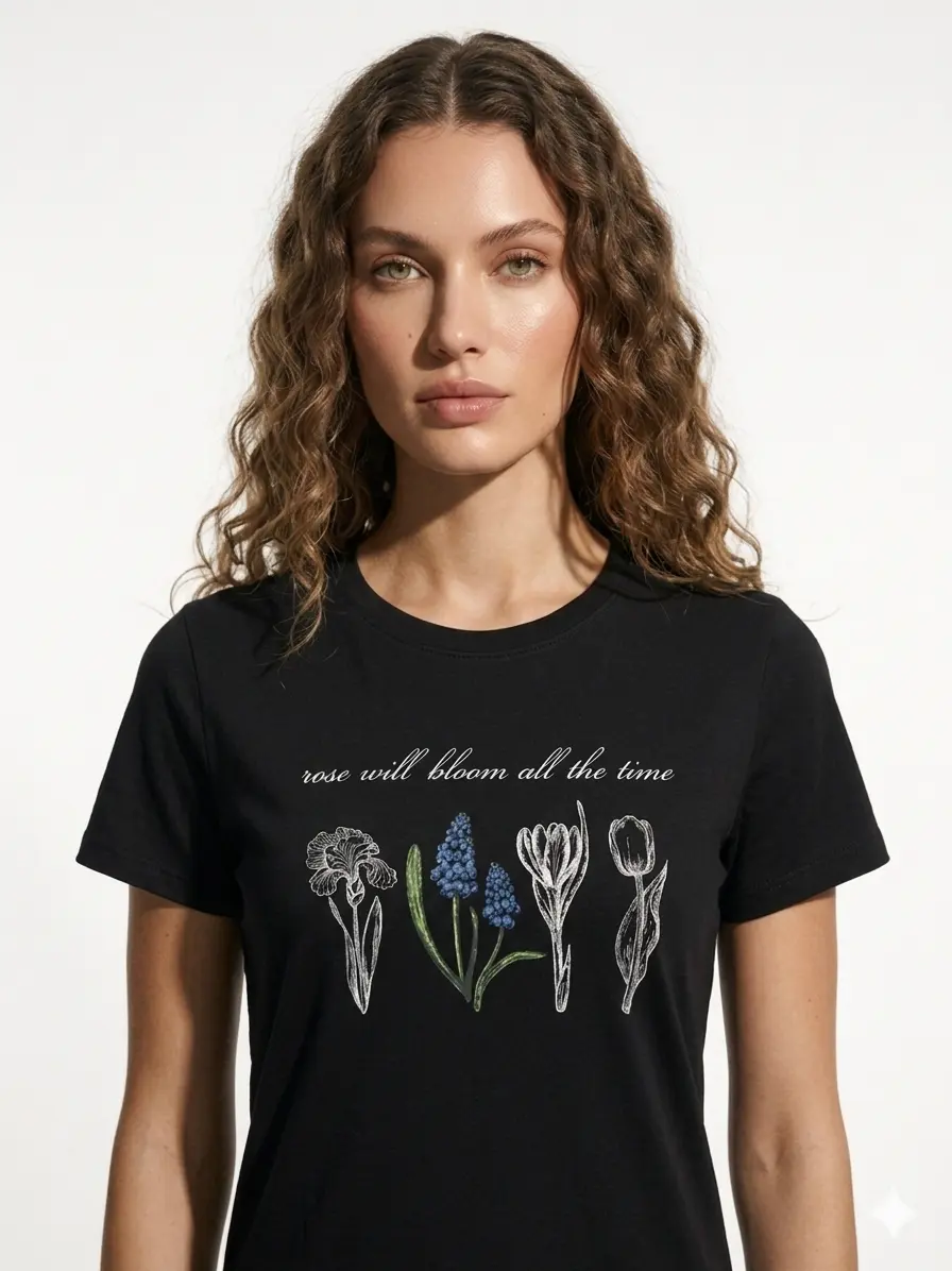 T-Shirt Rose Will Bloom - Image 2