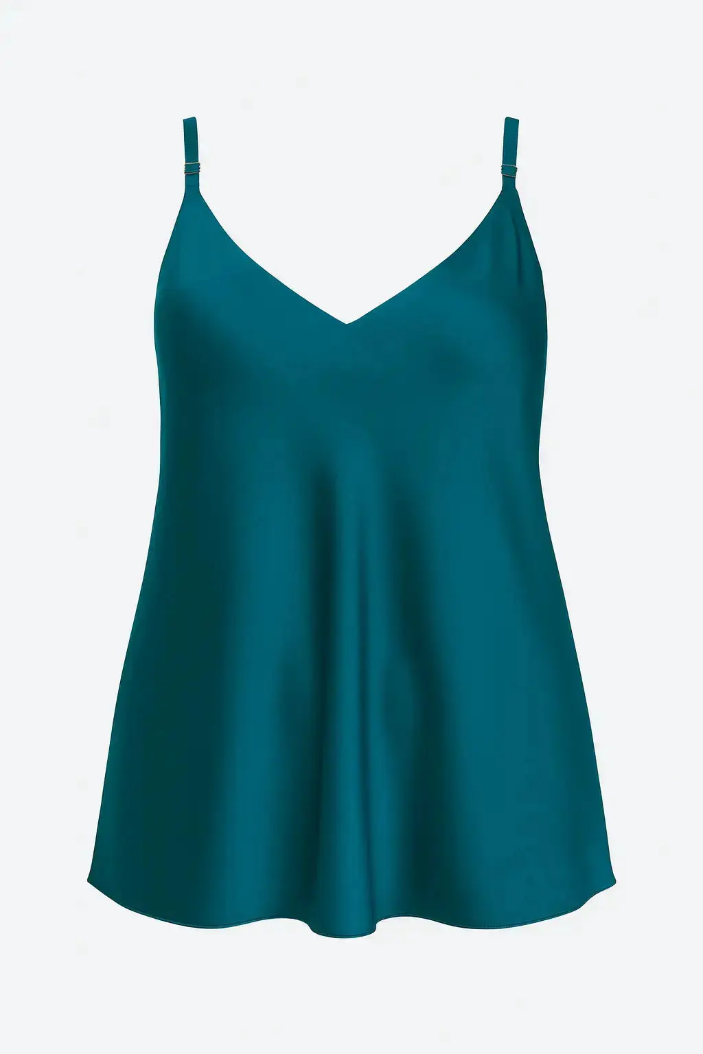 Top in raso con scollo a V e bretelle regolabili - Image 11